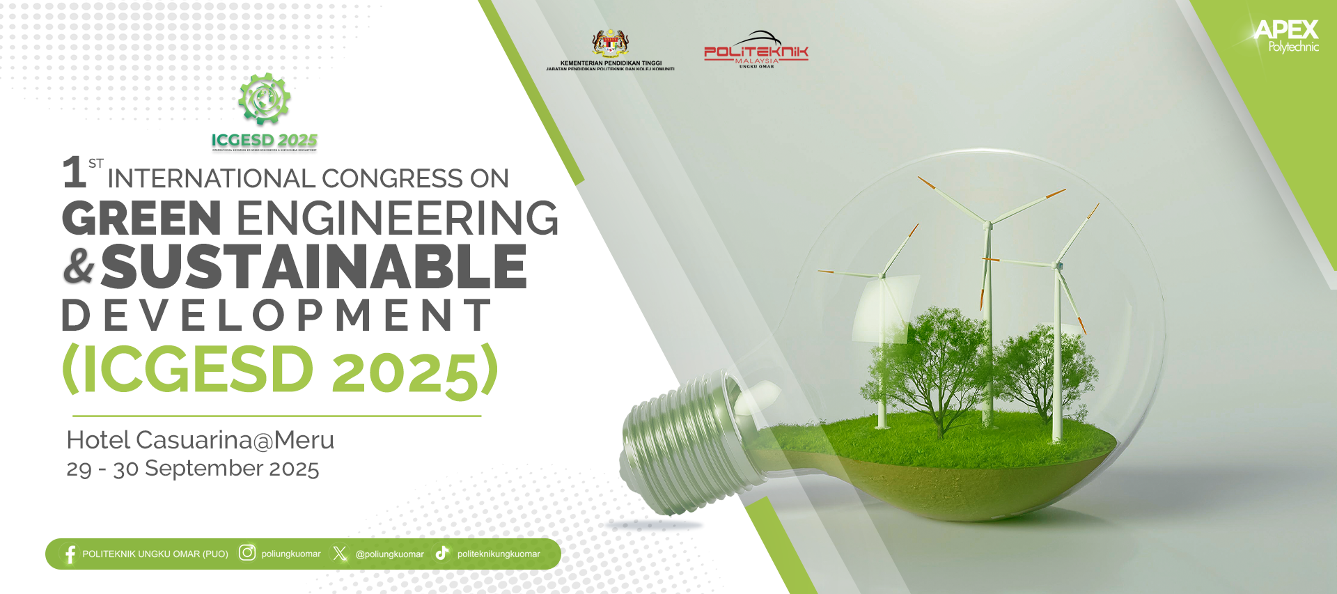 1st International Congress on Green Engineering and Sustainable ...